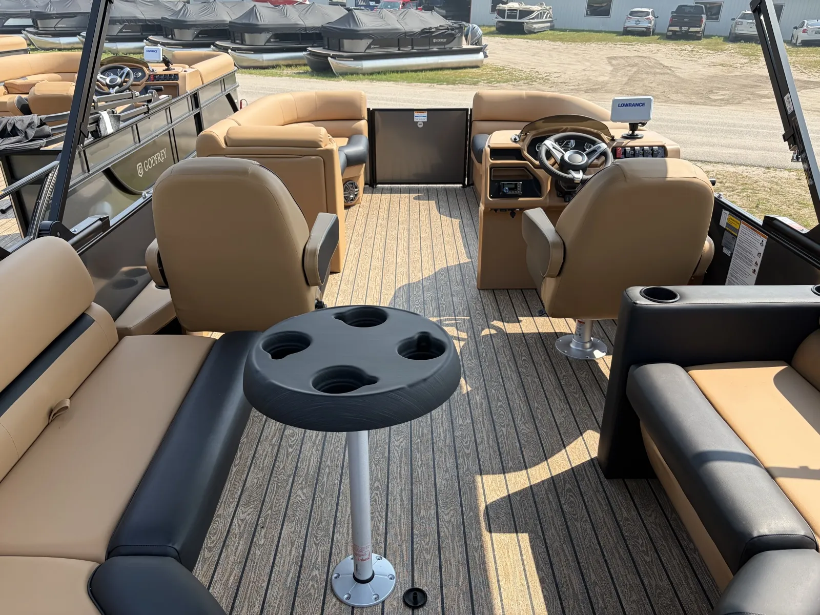 Photos of 2027 GODFREY XPERIENCE 2286 SBX 115HP BUNK TRAILER for sale in Detroit Lakes, MN at McLaughlin's RV & Marine - Detroit Lakes