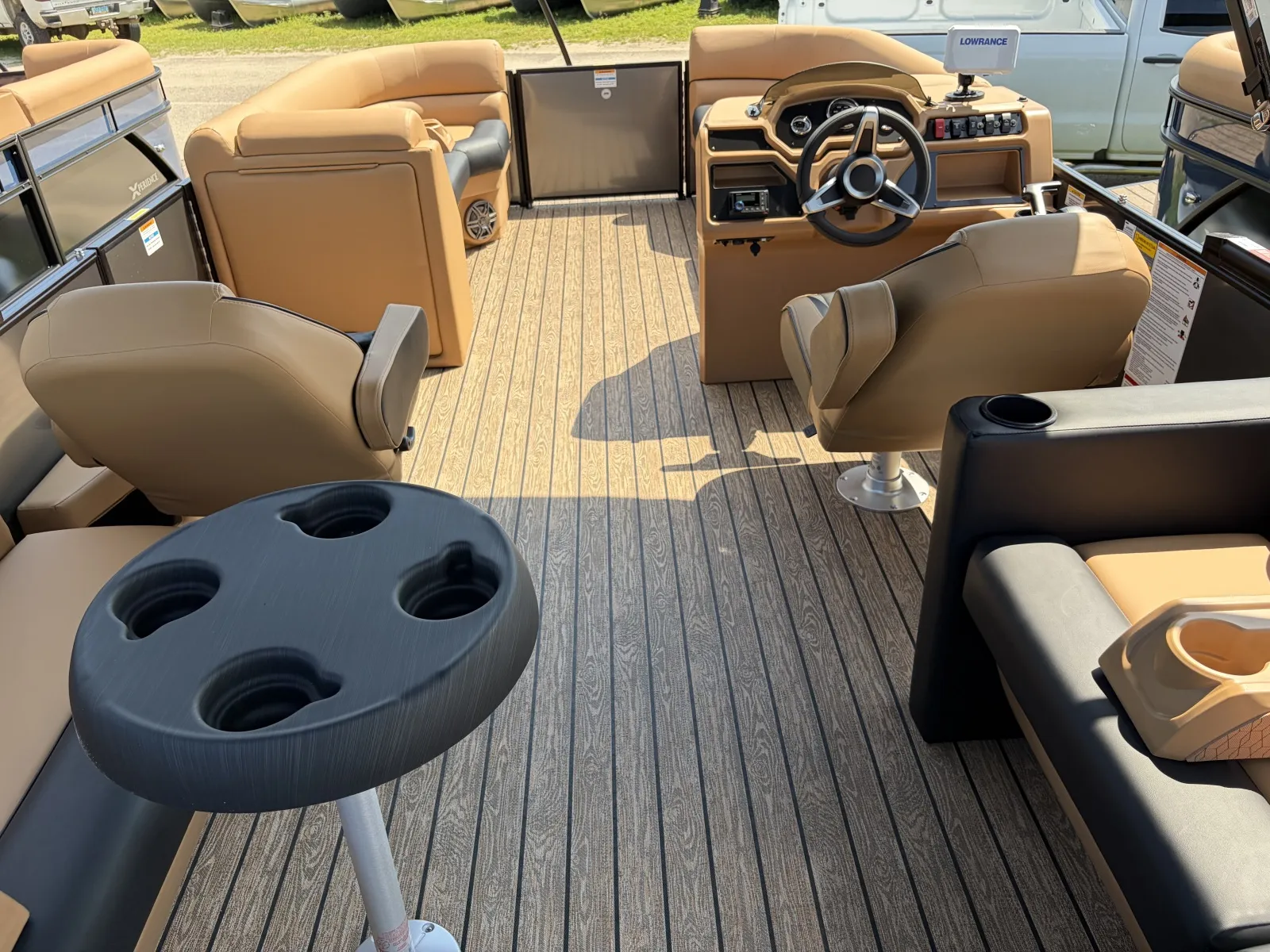 Photos of 2027 GODFREY XPERIENCE 2286 SBX 150HP BUNK TRAILER for sale in Detroit Lakes, MN at McLaughlin's RV & Marine - Detroit Lakes