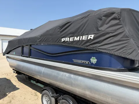 More photos of 2025 PREMIER SUNSCAPE 220 RF PTX TRIPLE 200HP LEGS BUNK TRAILER at McLaughlin's RV & Marine - Detroit Lakes, MN