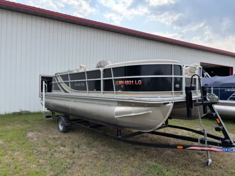 Another view of 2014 SOUTH BAY 422 RS 70HP BUNK TRAILER for sale in Detroit Lakes, MN at McLaughlin's RV & Marine - Detroit Lakes