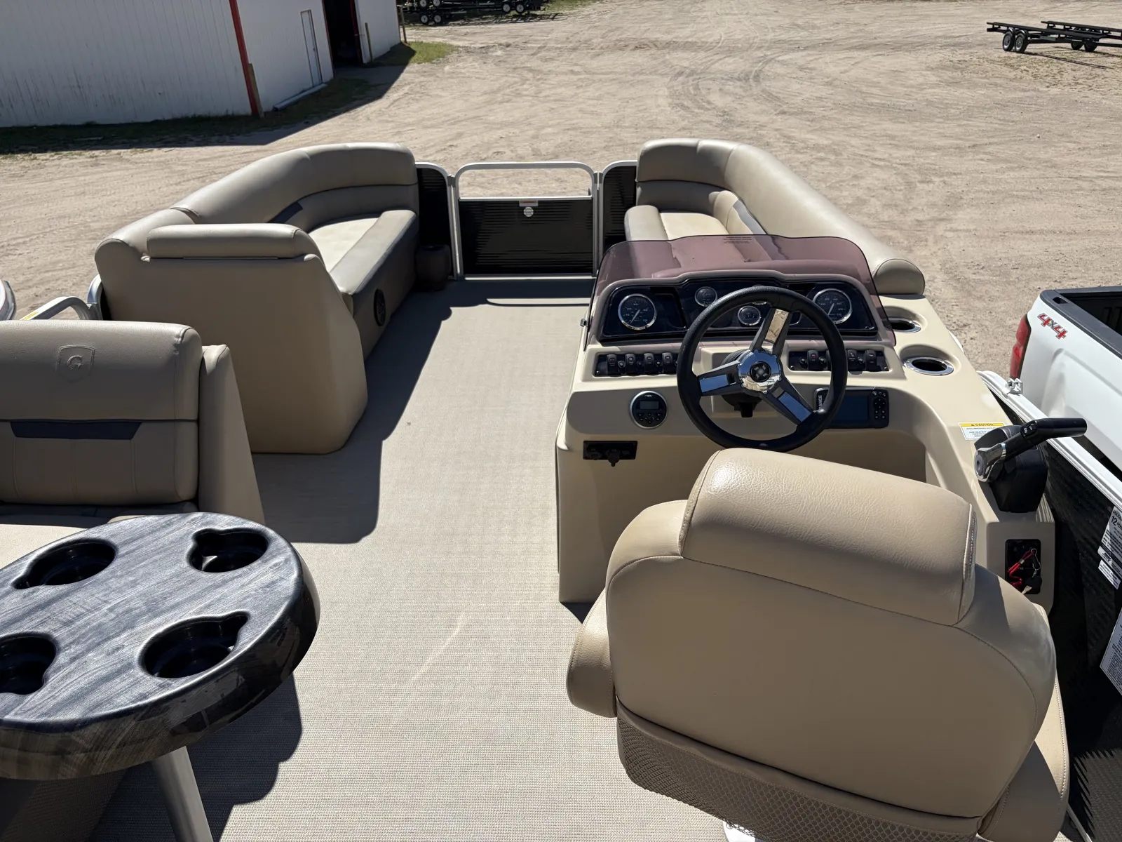 Photos of 2019 GODFREY SWEETWATER 2286 CRUISE 90HP TRAILER for sale in Detroit Lakes, MN at McLaughlin's RV & Marine - Detroit Lakes