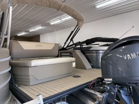 Photos of 2025 SUNCHASER GENEVA 22 SB DH 150HP LEGS BUNK TRAILER DEMO for sale in Brainerd, MN at McLaughlin's RV & Marine - Brainerd