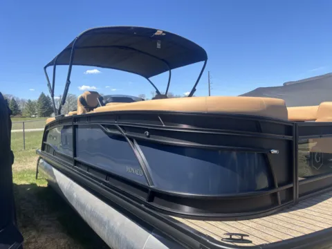 Photos of 2026 GODFREY MONACO 235 SBC TRIPLE 200HP BUNK TRAILER DEMO for sale in Brainerd, MN at McLaughlin's RV & Marine - Brainerd