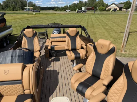 Another view of 2026 GODFREY MONACO 235 SFLC TRIPLE 200HP BUNK TRAILER for sale in Brainerd, MN at McLaughlin's RV & Marine - Brainerd