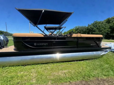 Photos of 2027 GODFREY XPERIENCE 2286 SBX 115HP BUNK TRAILER for sale in Brainerd, MN at McLaughlin's RV & Marine - Brainerd