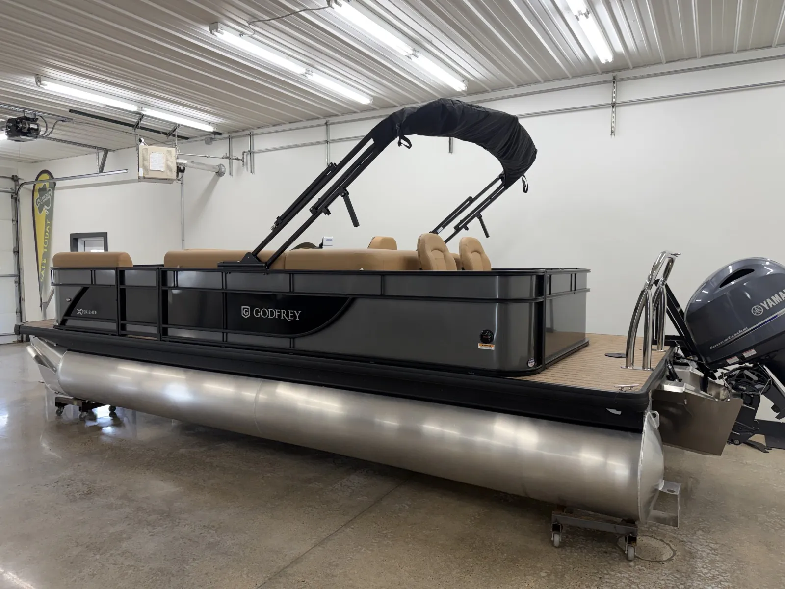 Photos of 2027 GODFREY XPERIENCE 2286 SFX 115HP BUNK TRAILER for sale in Brainerd, MN at McLaughlin's RV & Marine - Brainerd