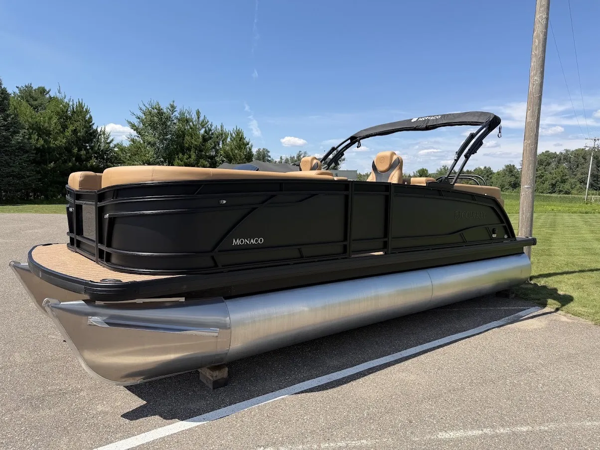 Photos of 2027 GODFREY MONACO 235 SBC 150HP BUNK TRAILER for sale in Brainerd, MN at McLaughlin's RV & Marine - Brainerd