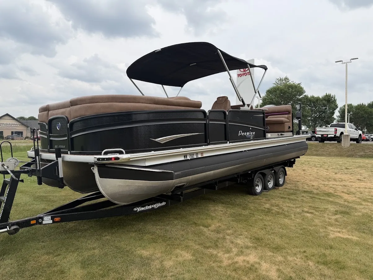Black 2022 PREMIER INTRIGUE 250 10 WIDE PTX TRIPLE 600HP BUNK TRAILER for sale in Brainerd, MN