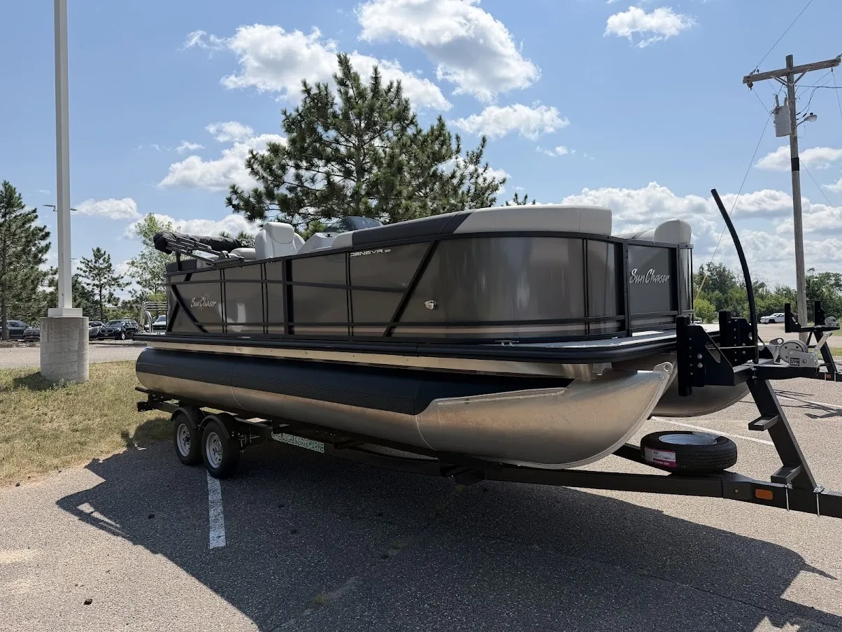 Unknown 2025 SUNCHASER GENEVA 22 LR DH PTS TRIPLE 150HP BUNK TRAILER for sale in Brainerd, MN