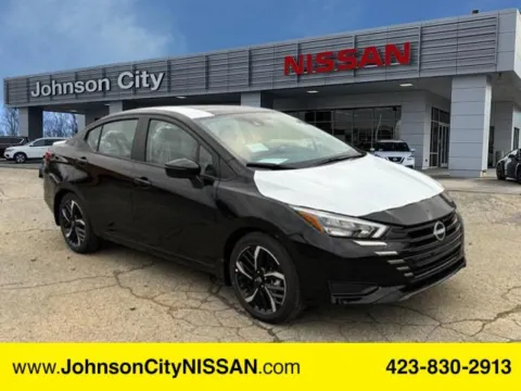 Black 2025 Nissan Versa 1.6 SR for sale in Johnson City, TN
