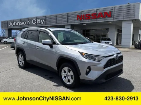 Silver 2019 Toyota RAV4 Hybrid XLE for sale in Johnson City, TN