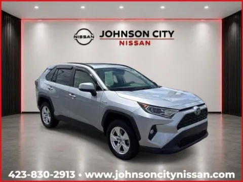 Silver 2019 Toyota RAV4 Hybrid XLE for sale in Johnson City, TN