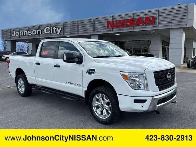 White 2024 Nissan Titan XD SV for sale in Johnson City, TN