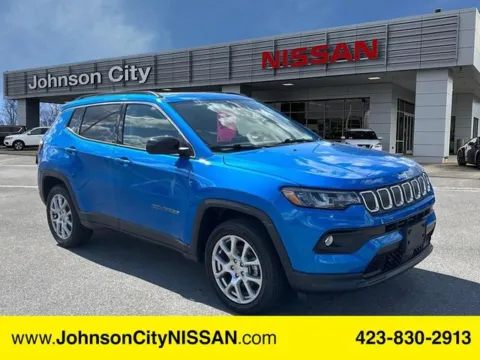 Blue 2022 Jeep Compass Latitude Lux for sale in Johnson City, TN