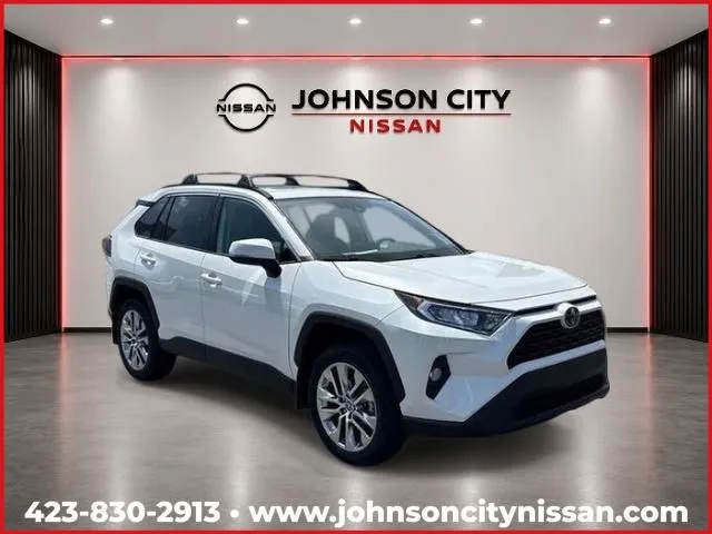 White 2021 Toyota RAV4 XLE Premium for sale in Johnson City, TN