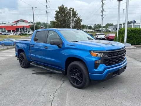 Blue 2023 Chevrolet Silverado 1500 Custom for sale in Johnson City, TN