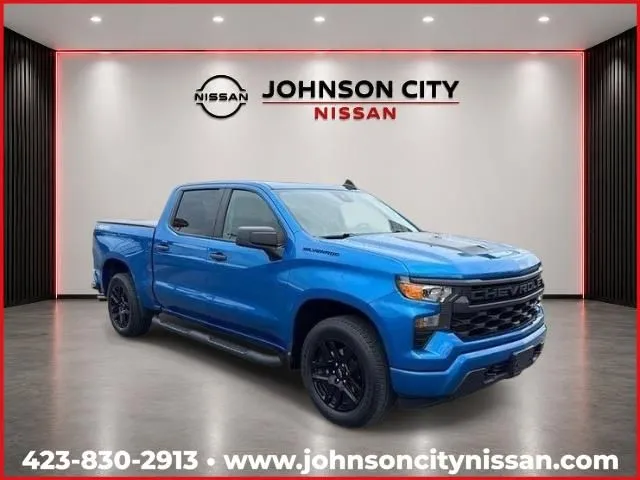 Blue 2023 Chevrolet Silverado 1500 Custom for sale in Johnson City, TN