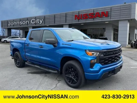 Blue 2023 Chevrolet Silverado 1500 Custom for sale in Johnson City, TN