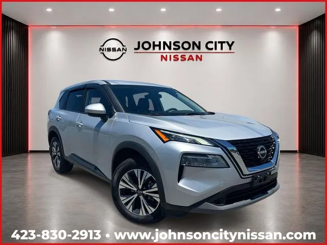 Silver 2023 Nissan Rogue SV for sale in Johnson City, TN