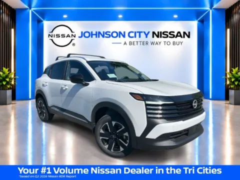 White 2026 Nissan Kicks SV for sale in Johnson City, TN