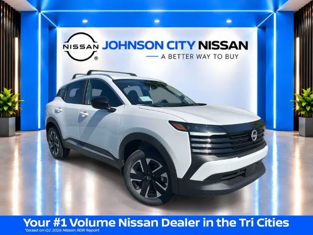 White 2026 Nissan Kicks SV for sale in Johnson City, TN