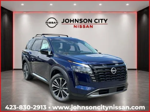 Blue 2026 Nissan Pathfinder Platinum for sale in Johnson City, TN