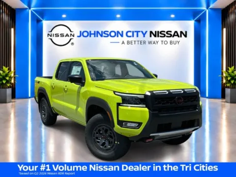 Yellow 2026 Nissan Frontier PRO-4X for sale in Johnson City, TN