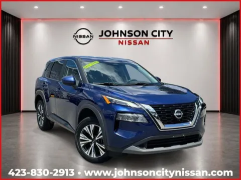 Blue 2023 Nissan Rogue SV for sale in Johnson City, TN