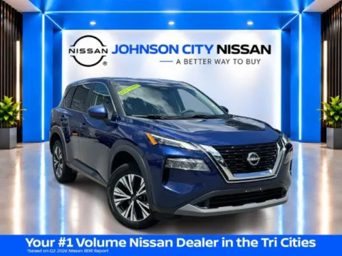 Blue 2023 Nissan Rogue SV for sale in Johnson City, TN