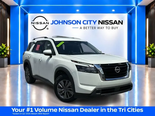 White 2025 Nissan Pathfinder SV for sale in Johnson City, TN