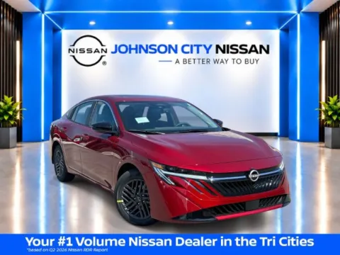 Red 2026 Nissan Sentra SV for sale in Johnson City, TN