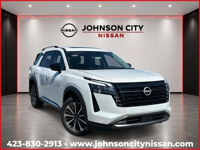 White 2026 Nissan Pathfinder Platinum for sale in Johnson City, TN
