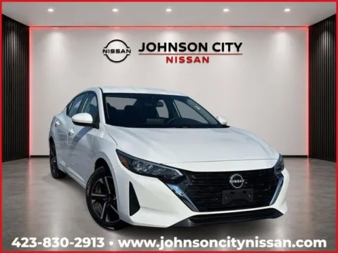 White 2025 Nissan Sentra SV for sale in Johnson City, TN