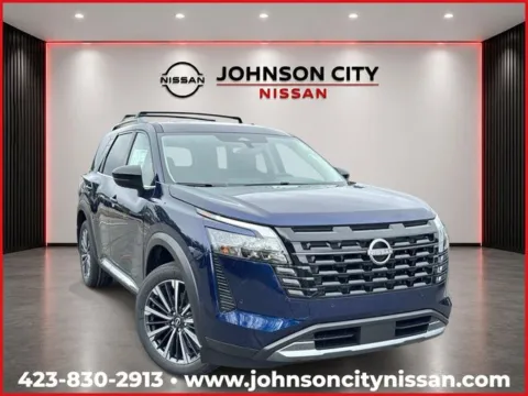 Blue 2026 Nissan Pathfinder Platinum for sale in Johnson City, TN