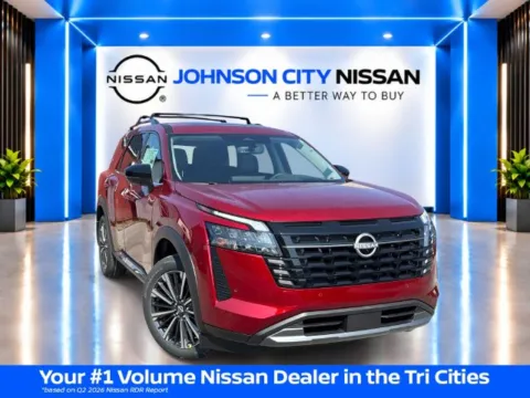 Red 2026 Nissan Pathfinder Platinum for sale in Johnson City, TN