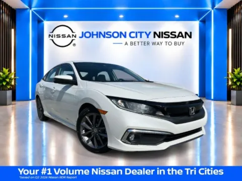 White 2019 Honda Civic EX for sale in Johnson City, TN