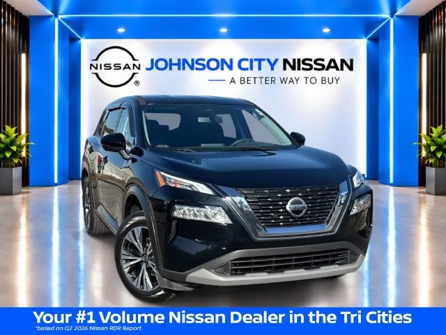 Black 2021 Nissan Rogue SV for sale in Johnson City, TN