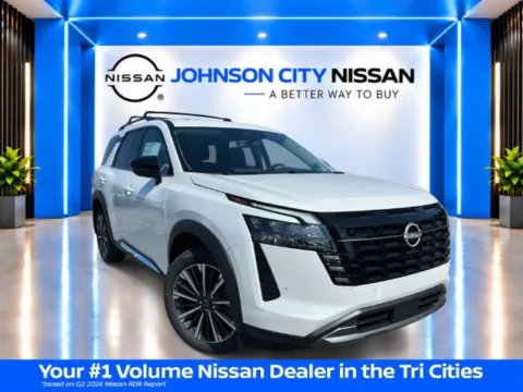 White 2026 Nissan Pathfinder Platinum for sale in Johnson City, TN