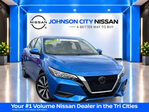 Blue 2022 Nissan Sentra SV for sale in Johnson City, TN