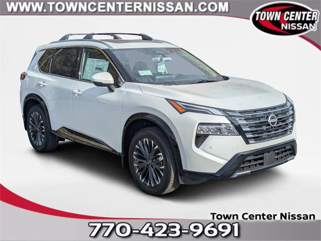 White 2026 Nissan Rogue Platinum for sale in Kennesaw, GA