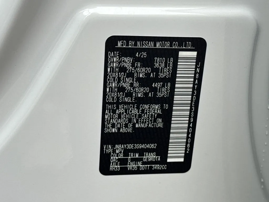 2025 Nissan Armada PRO-4X - Photo 26