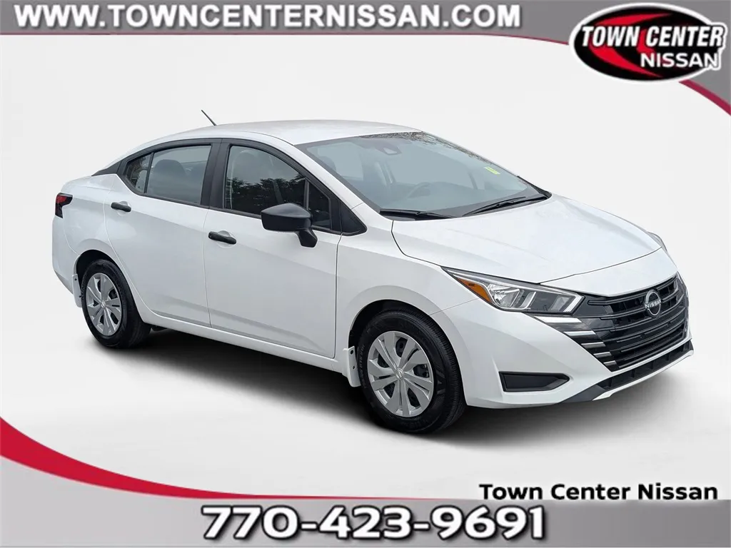 White 2024 Nissan Versa 1.6 S for sale in Kennesaw, GA