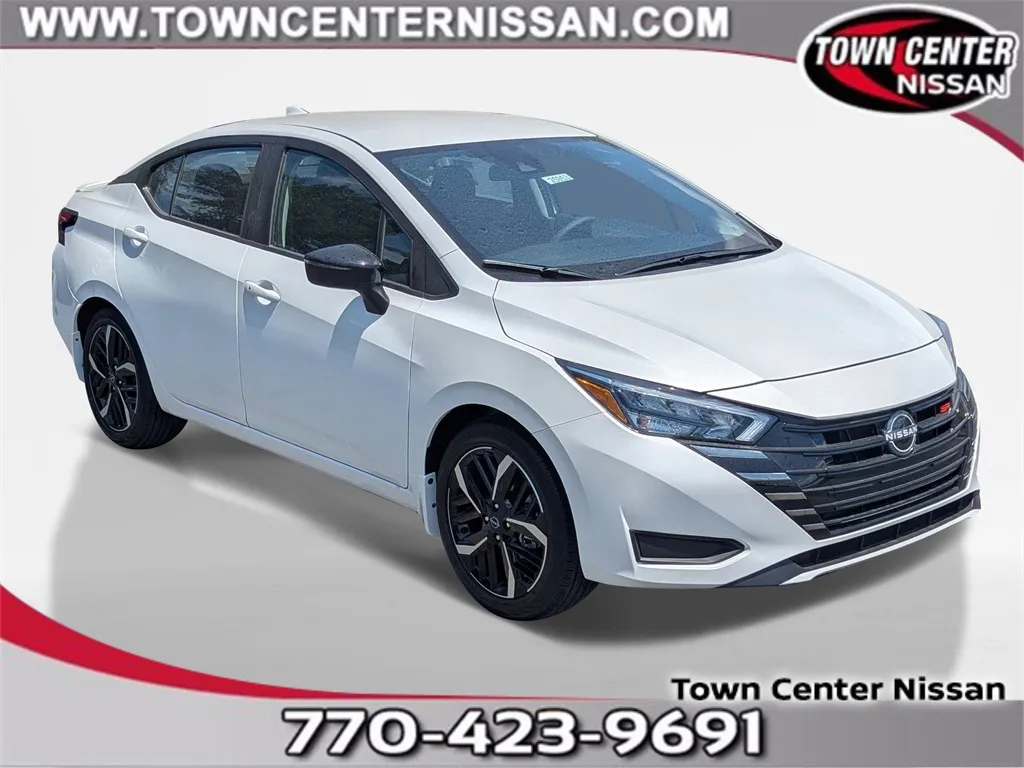 White 2025 Nissan Versa 1.6 SR for sale in Kennesaw, GA