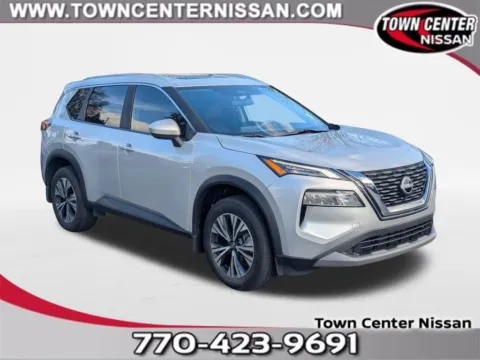 Silver 2023 Nissan Rogue SV for sale in Kennesaw, GA