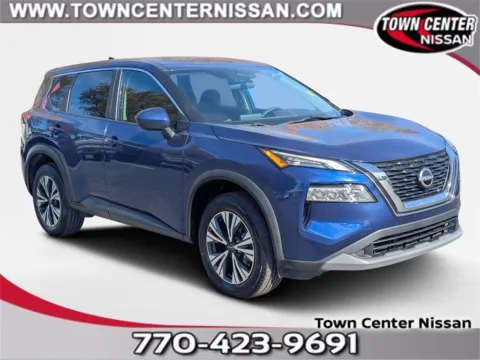 Blue 2023 Nissan Rogue SV for sale in Kennesaw, GA