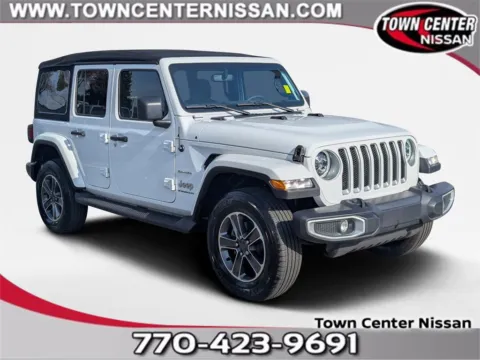 White 2023 Jeep Wrangler Sahara for sale in Kennesaw, GA