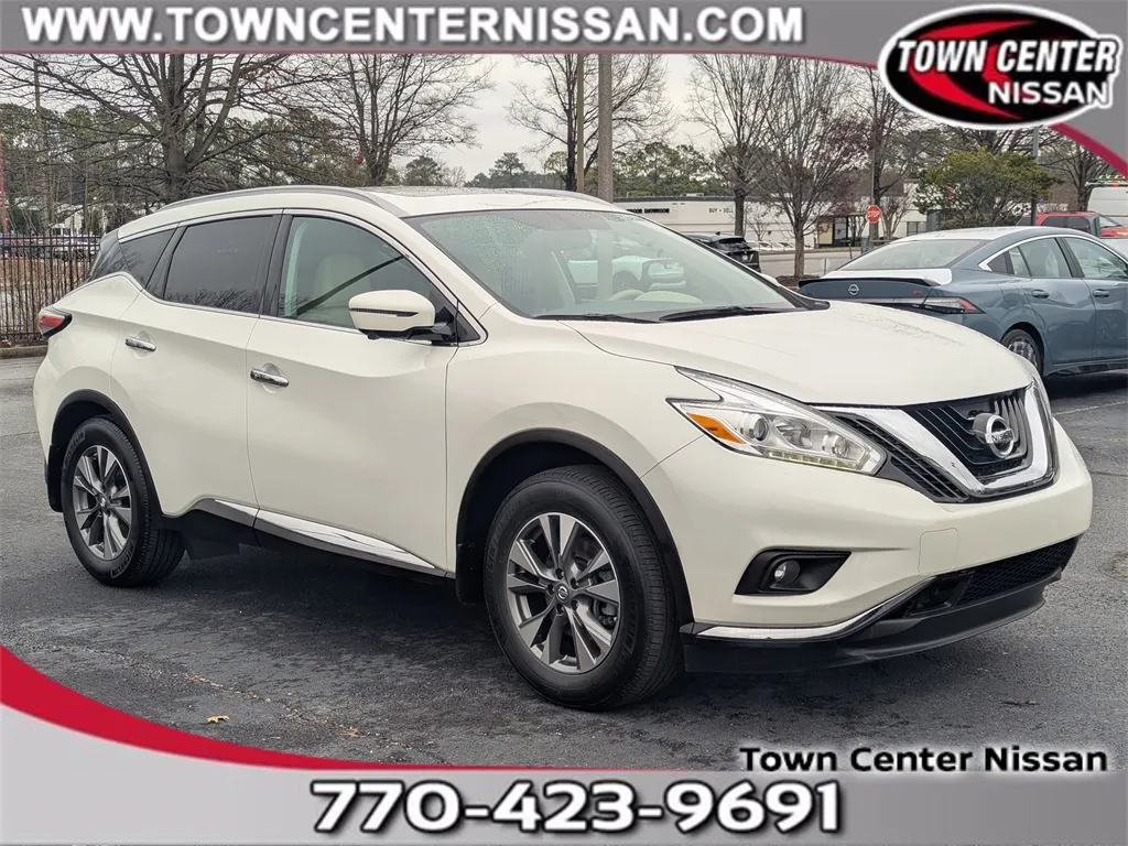 White 2016 Nissan Murano SL for sale in Kennesaw, GA