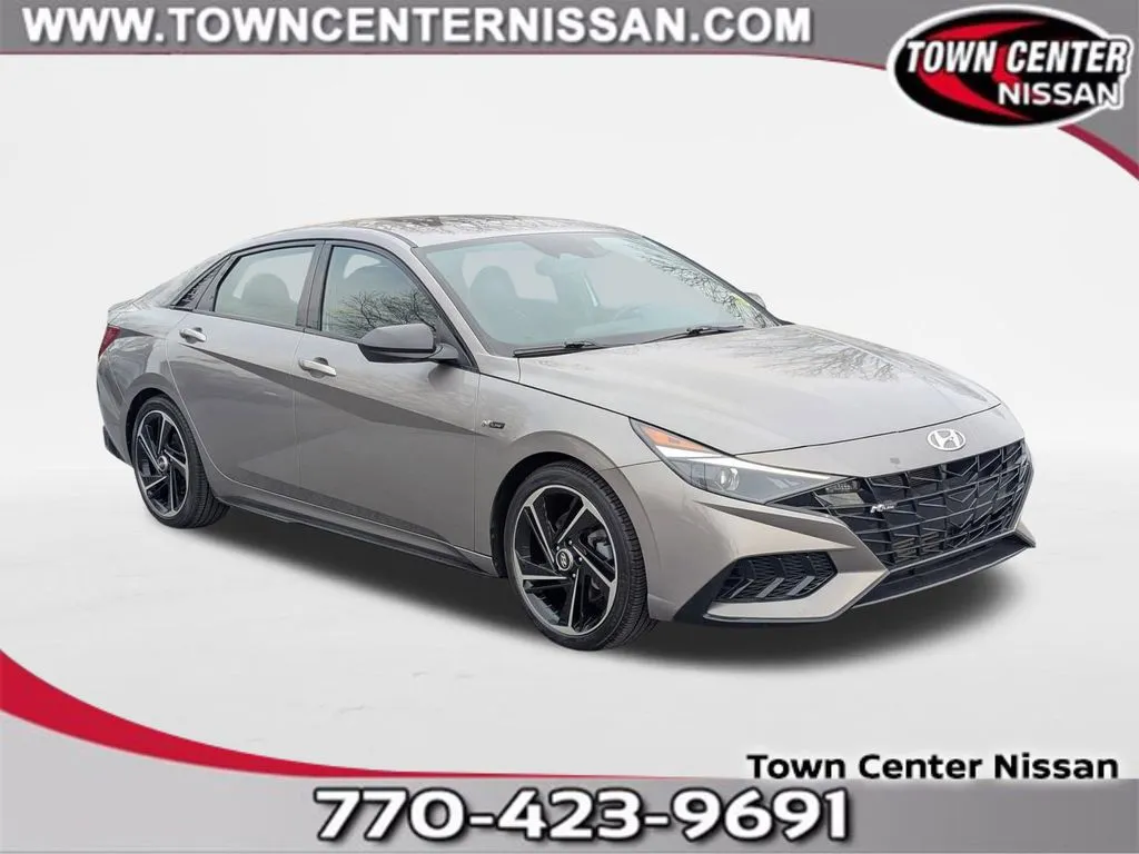 Silver 2023 Hyundai Elantra N Line for sale in Kennesaw, GA