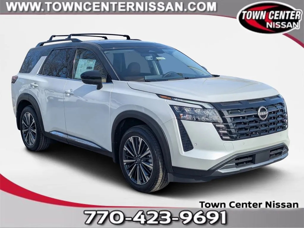 White 2026 Nissan Pathfinder Platinum for sale in Kennesaw, GA