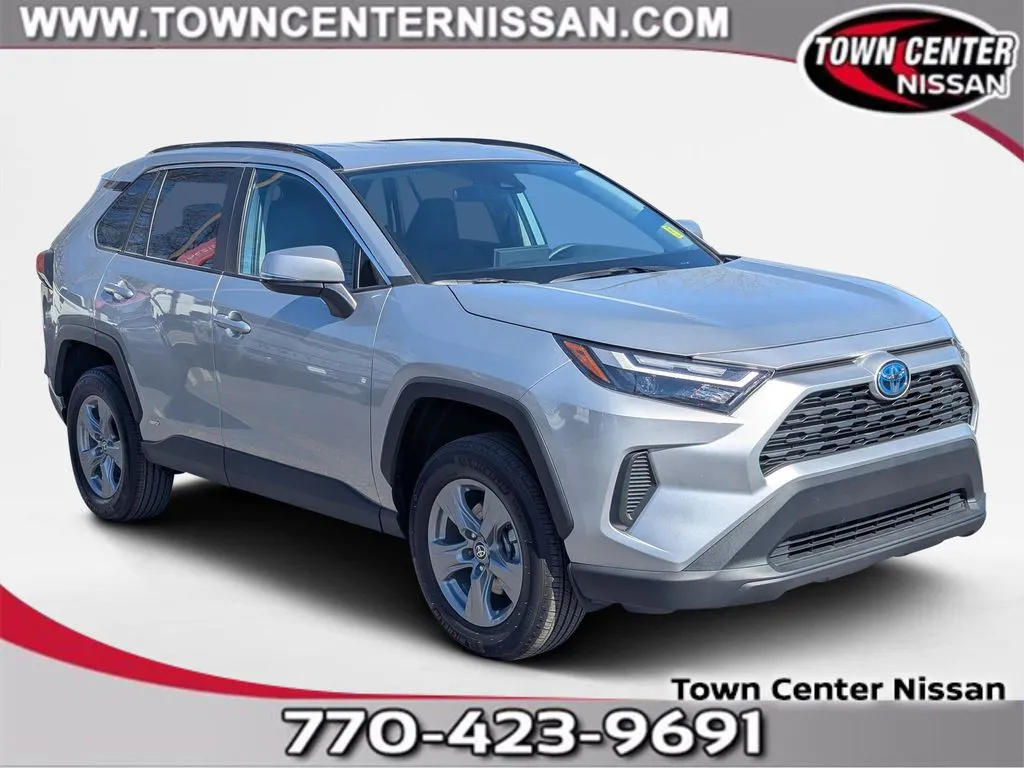 Silver 2022 Toyota RAV4 Hybrid XLE for sale in Kennesaw, GA